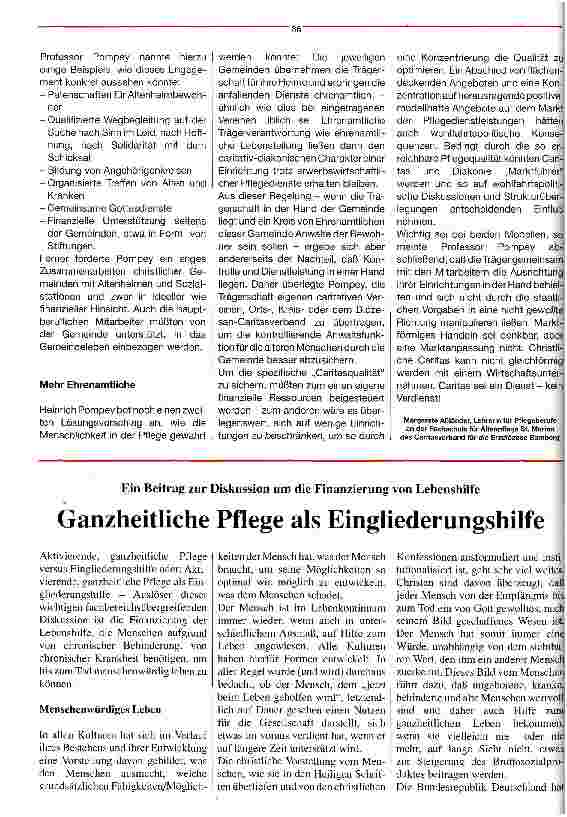 Vorschauseite 3: Wir pflegen nicht, weil jemand krank ist, sondern weil er leidet Pflege zwischen Mensch und Mark(t)