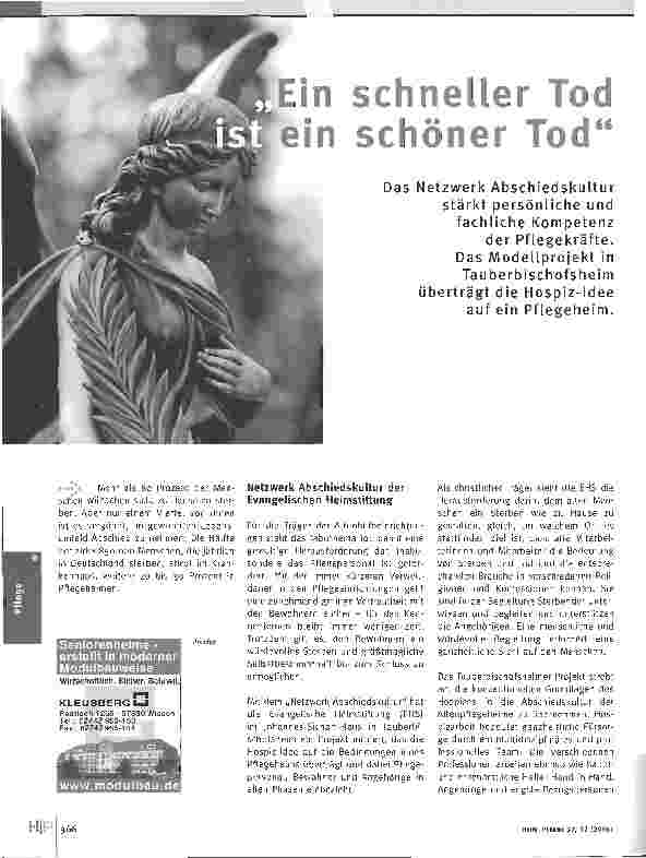 Vorschauseite 1: Ein schneller Tod ist ein schöner Tod