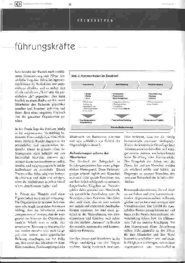 Vorschauseite 2: Pflege braucht neue Führungskräfte