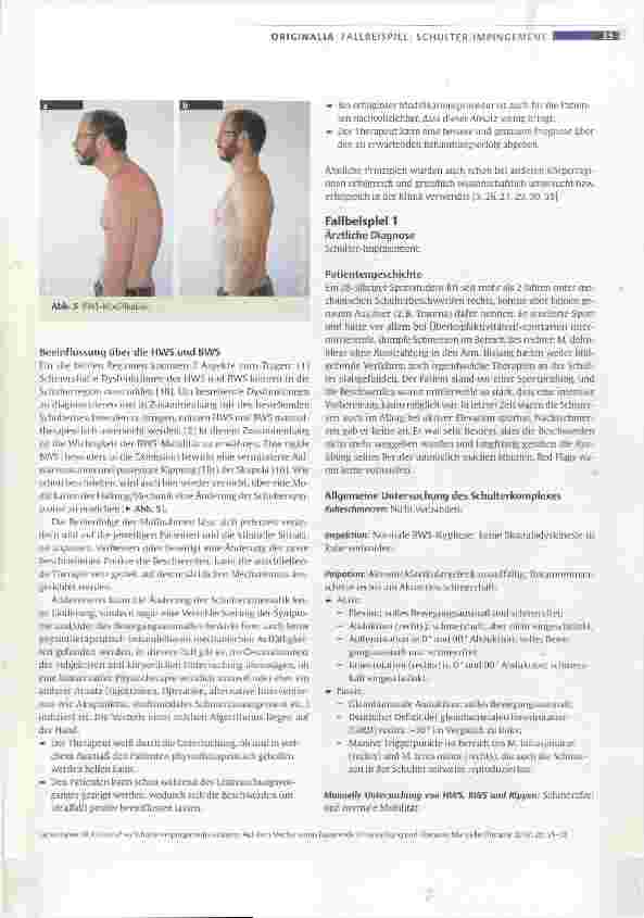 Vorschauseite 5: Chronisches Schulter-Impingement-Syndrom:Auf dem Mechanismus basierende Untersuchung und Therapie