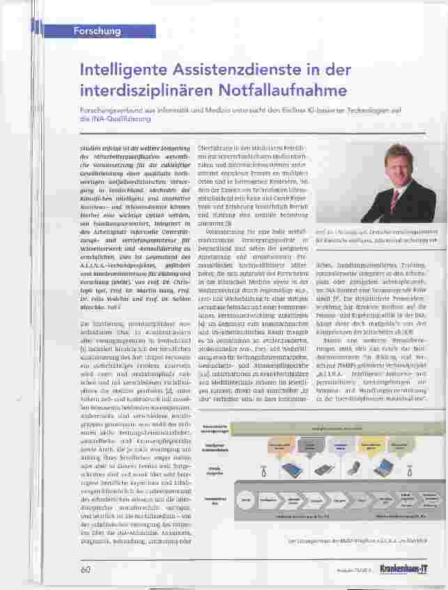 Vorschauseite 1: Intelligente Assistenzdienste in der interdisziplinären Notfallaufnahme