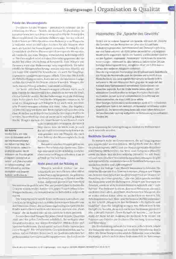Vorschauseite 2: Säuglingswaagen sicher rund genau