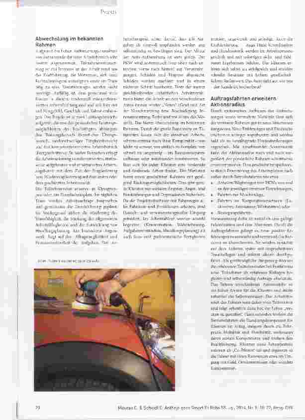 Vorschauseite 3: Anthojo goes Smart Das Rosenheimer Arbeitstherapieprojekt „Smart Repair