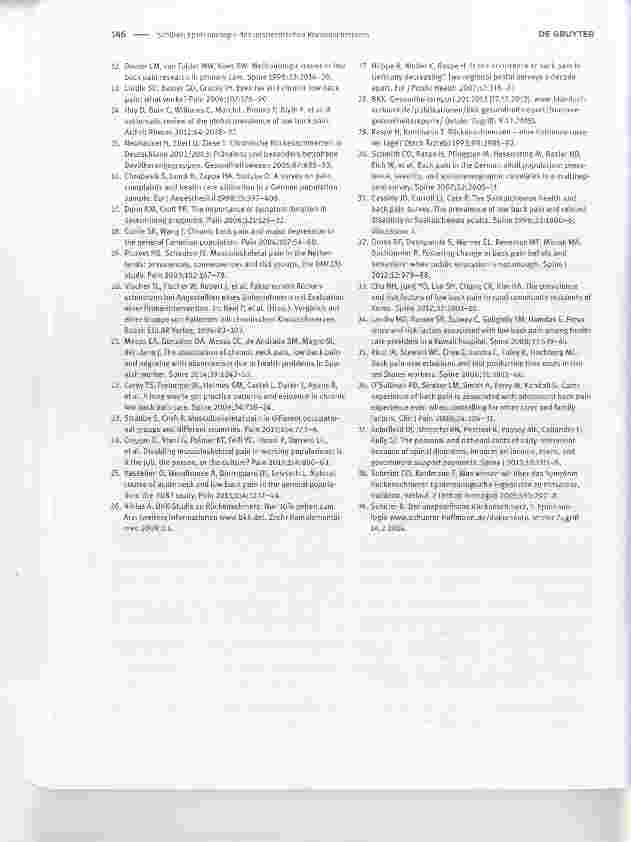 Vorschauseite 4: Epidemiologie des unspezifischen Rückenschmerzes