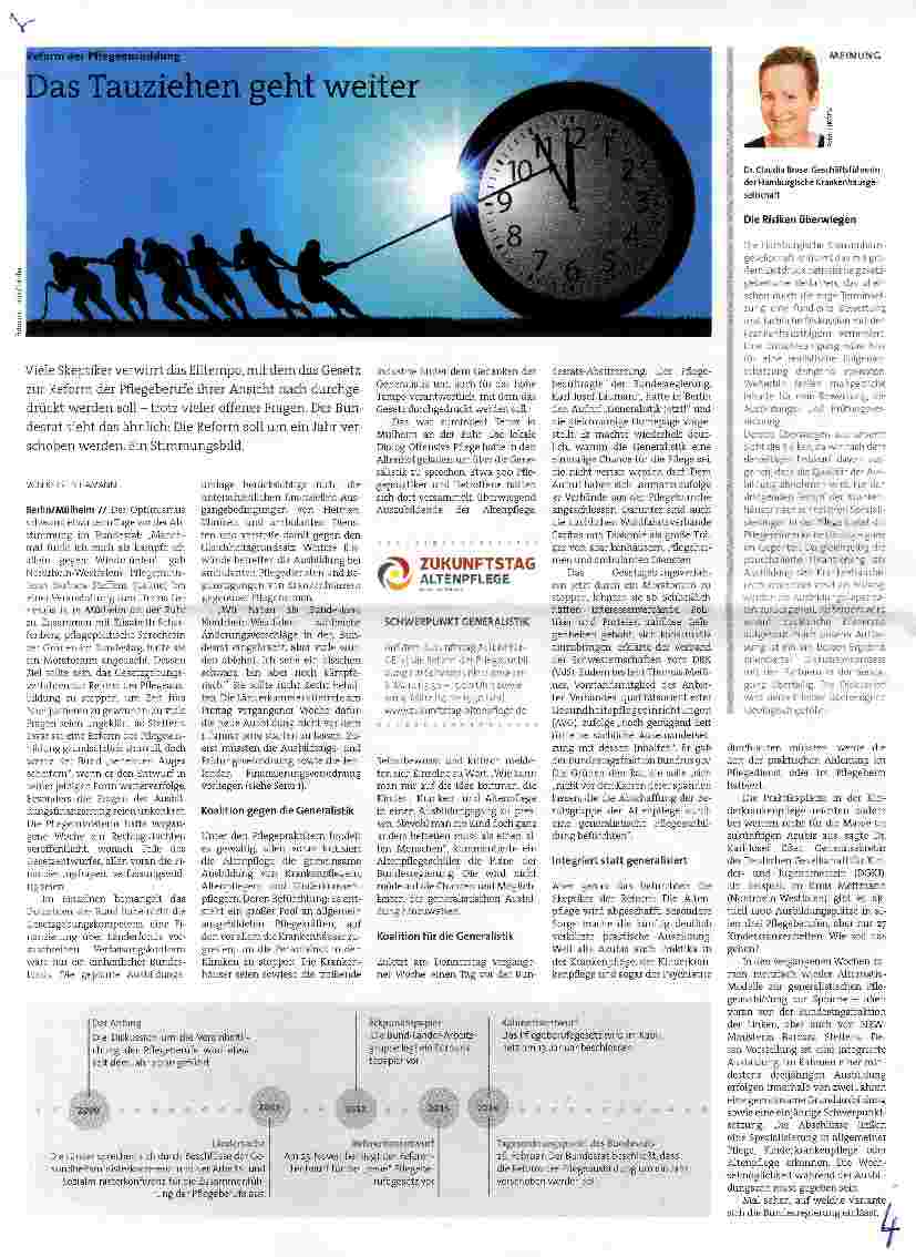 Vorschauseite 1: Das Tauziehen geht weiter