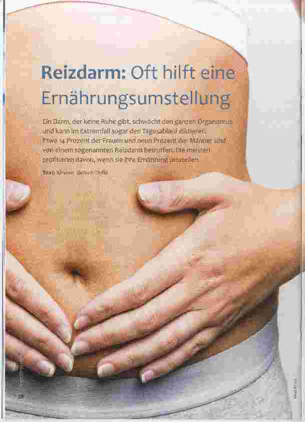Vorschauseite 1: Reizdarm: Oft hilft eine Ernährungsumstellung