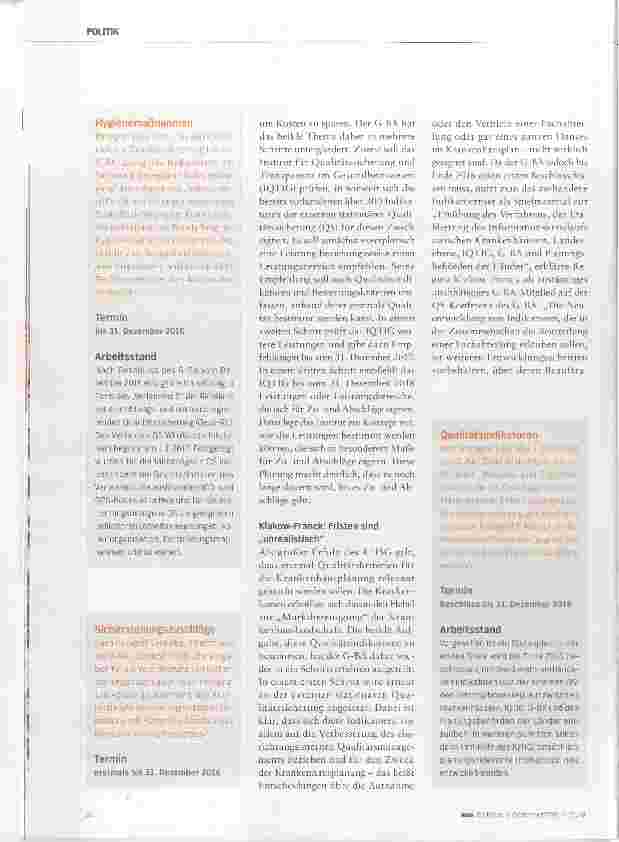 Vorschauseite 3: Die To-do-Liste des G-BA