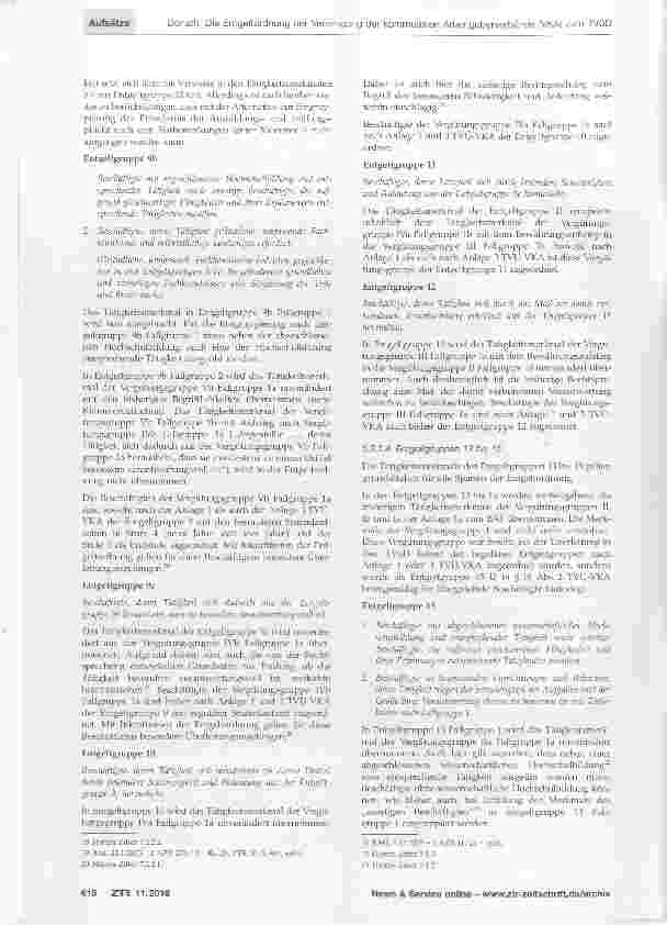 Vorschauseite 6: Die Entgeltordnung der Vereinigung der kommunalen Arbeitgeber-verbände (VKA) zum TVÖD Teil 2