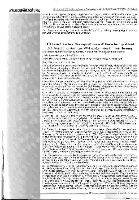 Vorschauseite 3: Der Einfluss des Pflegesystems auf die Qualitätder Pflege(dokumentation)
