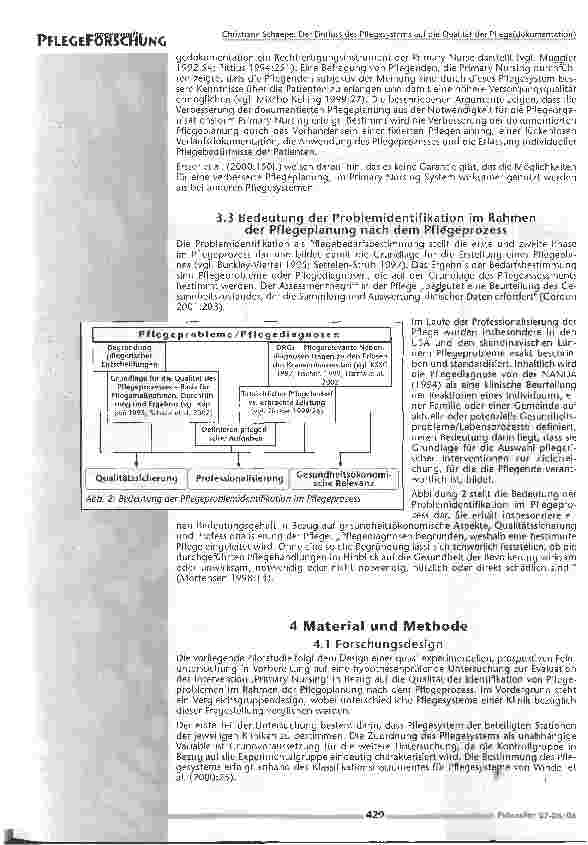 Vorschauseite 5: Der Einfluss des Pflegesystems auf die Qualitätder Pflege(dokumentation)