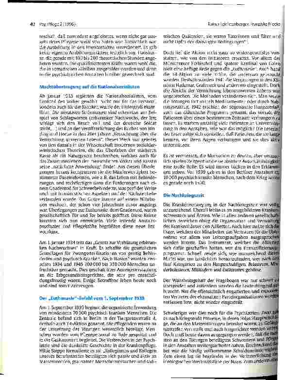 Vorschauseite 4: Wandlungen der Psychiatrie Von der Irrenanstalt zum Dienstleistungsprinzip