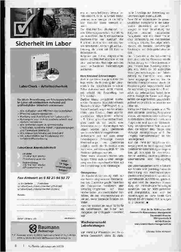 Vorschauseite 3: Mega-Trends verändern das Labor