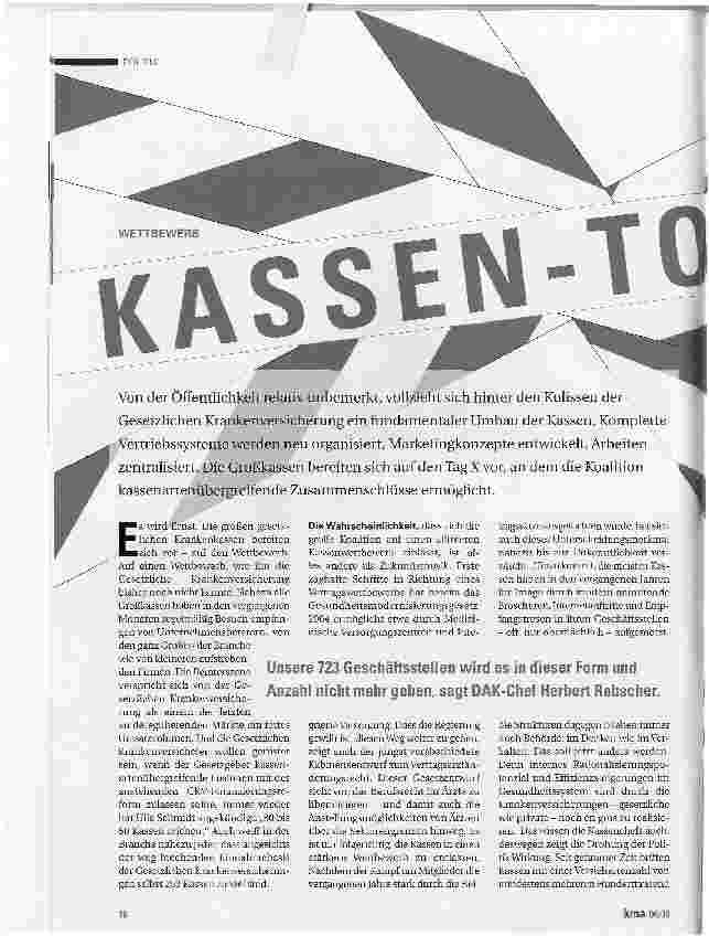 Vorschauseite 1: Kassen-Totalumbau