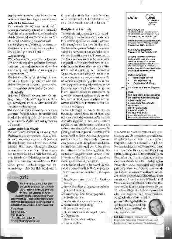 Vorschauseite 2: Das Potenzial entfalten - Probleme und Lösungen bei der Ermittlung des Bildungsbedarfs