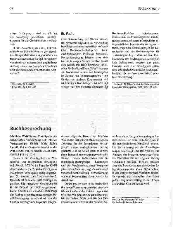 Vorschauseite 6: Normenhierarchie im Arztrecht