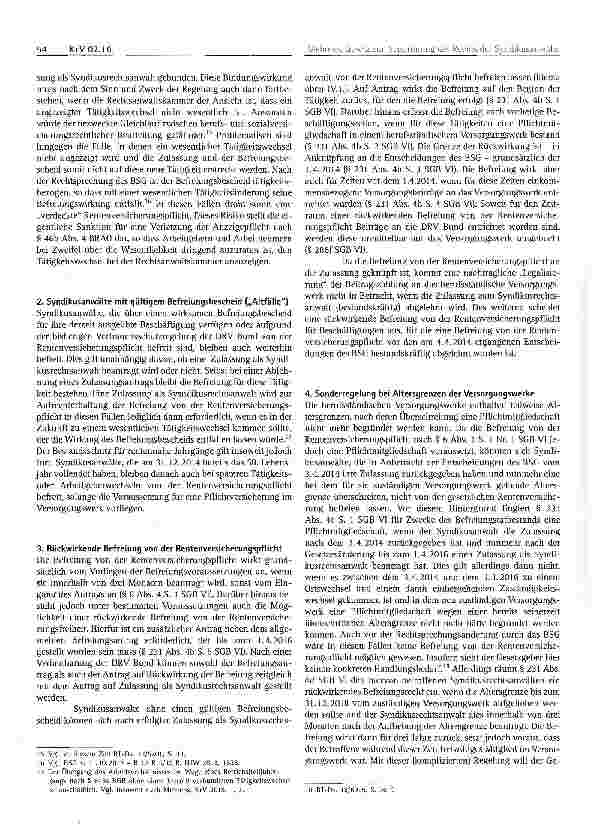 Vorschauseite 4: Das Gesetz zur Neuordnung des Rechts der Syndikusanwalte