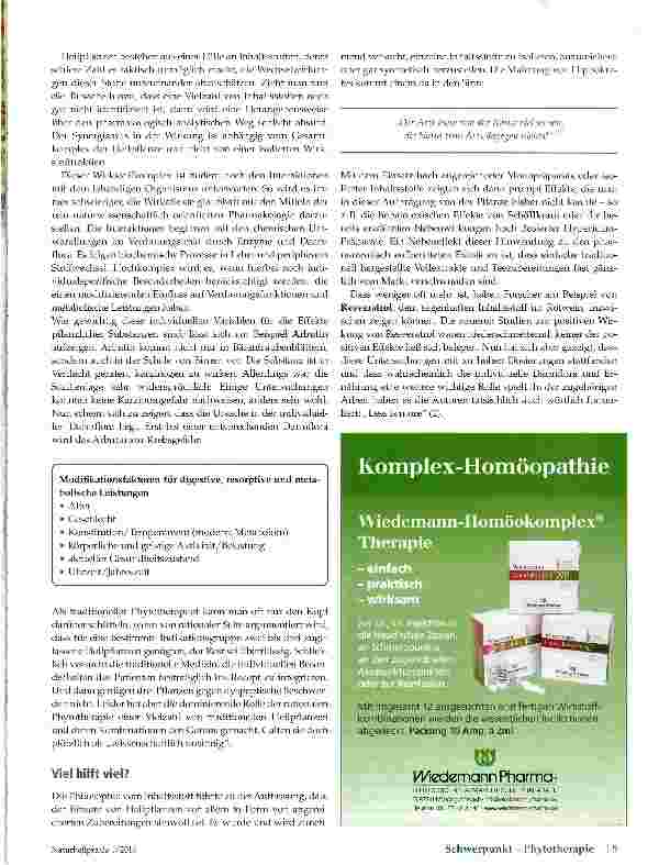 Vorschauseite 2: Rationale versus traditionelle Phytotherapie