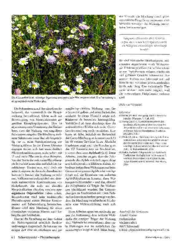 Vorschauseite 3: Rationale versus traditionelle Phytotherapie
