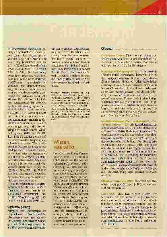 Vorschauseite 2: Honig zur topischen Wundbehandlung