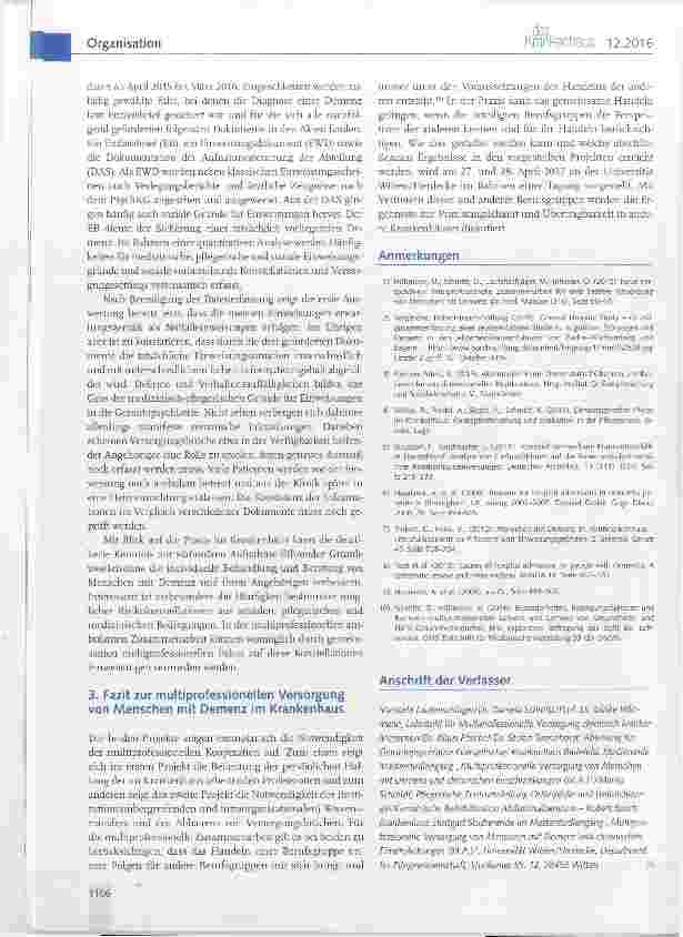 Vorschauseite 3: Multiprofessionelle Versorgung von Menschen mit Demenz