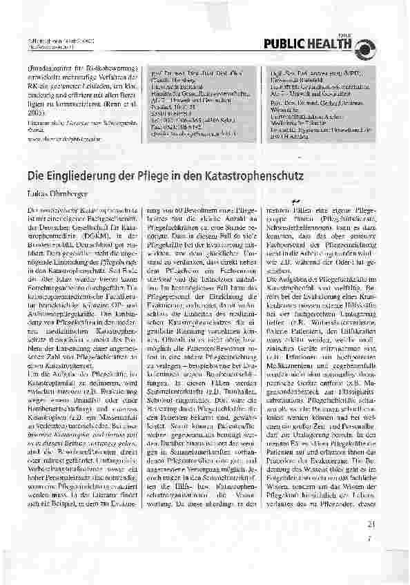 Vorschauseite 3: Risikokommunikation als Maßnahme zur Risikominimierung bei Umweltkatastrophen
