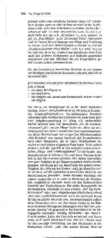 Vorschauseite 3: Qualifikation und berufliche Identität im Pflegeund Erziehungsdienst: Fortbildung zur Fachkraft für Kinderund Jugendpsychiatrie