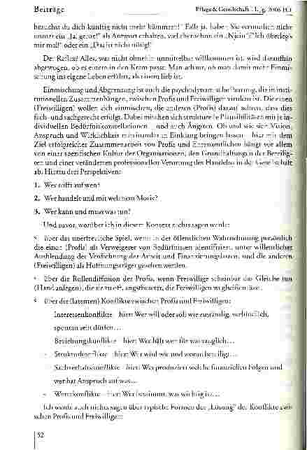 Vorschauseite 2: Profis und freiwillig Engagierte - ein Kompetenzteam?