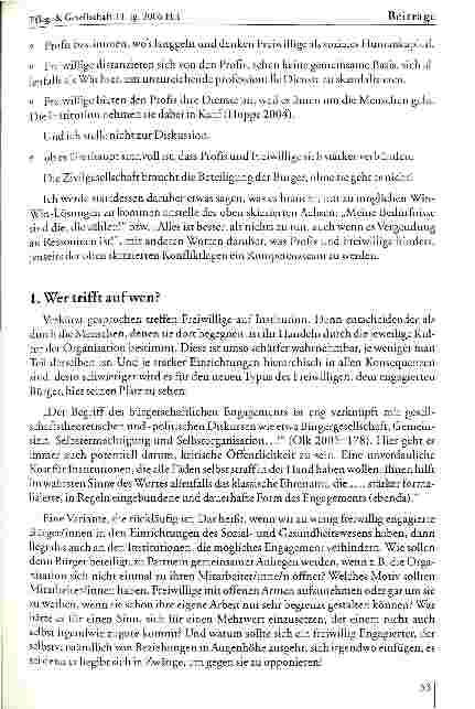 Vorschauseite 3: Profis und freiwillig Engagierte - ein Kompetenzteam?
