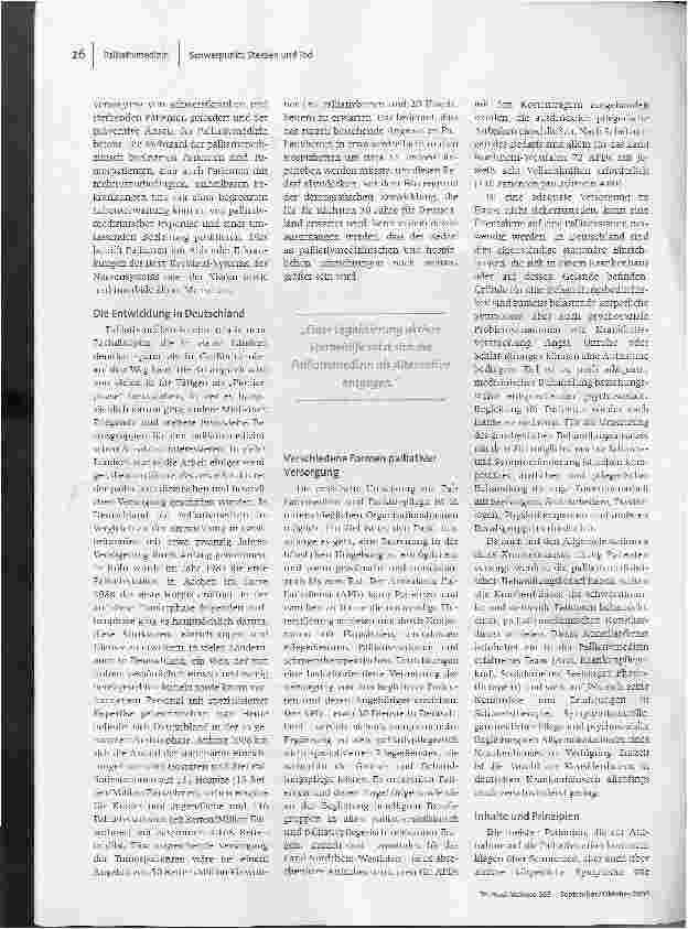 Vorschauseite 2: Was ist Palliativmedizin? - Ein Überblick