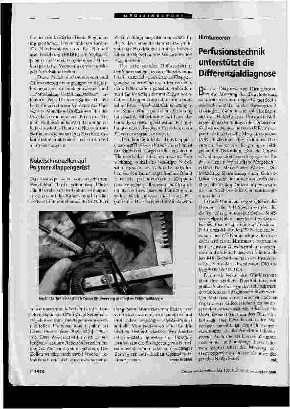 Vorschauseite 2: Wenn die Herzklappe mitwächst