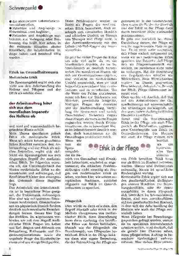 Vorschauseite 2: Spannungsfeld Arbeitsauftrag und medizinische Ethik Die Pflegeberufe in der invasiven operativen Krankenhausroutine
