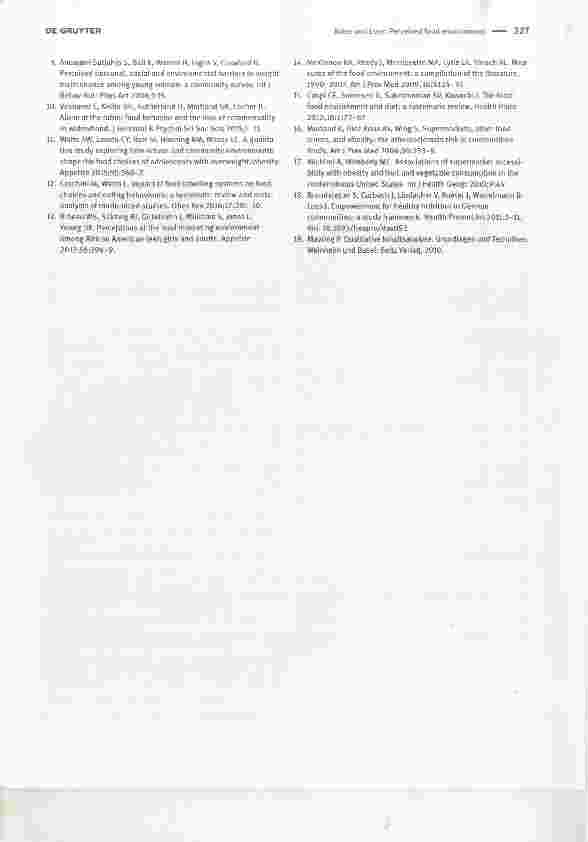 Vorschauseite 3: Perceived food environment eine qualitativexplorative Analyse der wahrgenommenen Ernährungsumgebung bei Senioren