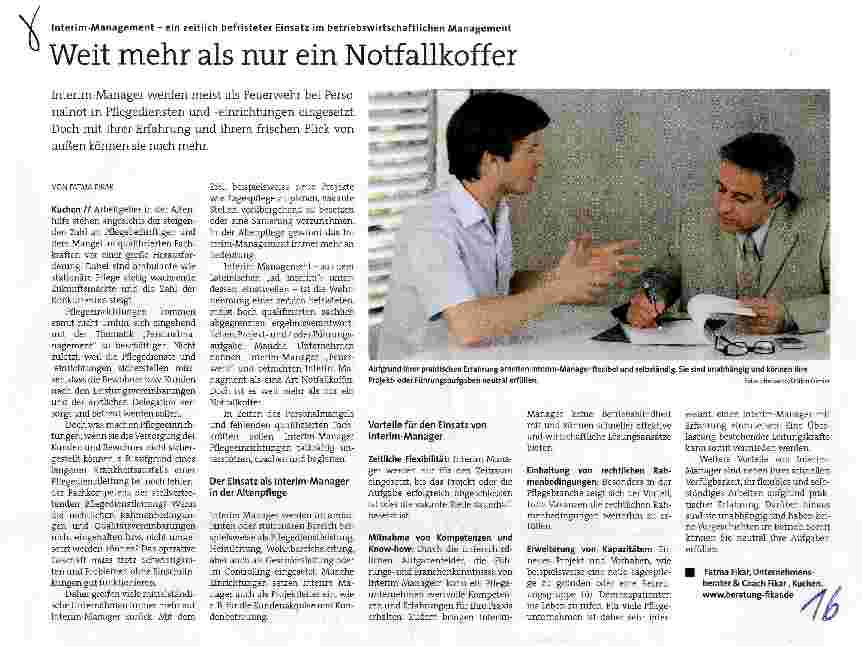 Vorschauseite 1: Weit mehr als nur ein Notfallkoffer
