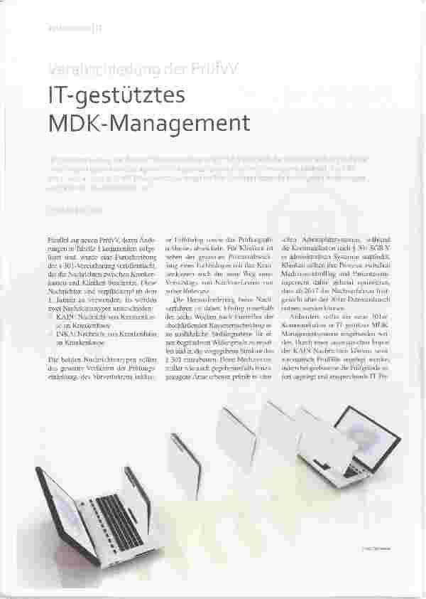 Vorschauseite 1: IT-gestütztes MDK-Management