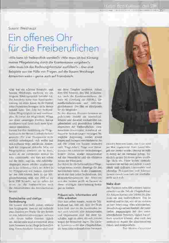 Vorschauseite 1: Ein offenes Ohr für die Freiberuflichen