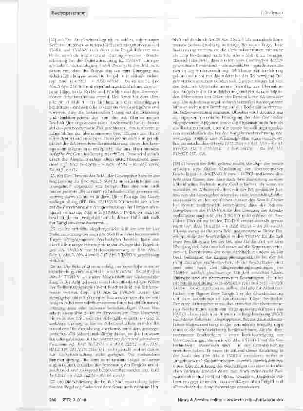 Vorschauseite 4: Übergang des Arbeitsverhältnisses von der Bundesagentur für Arbeit (BA) auf die Optionskommune