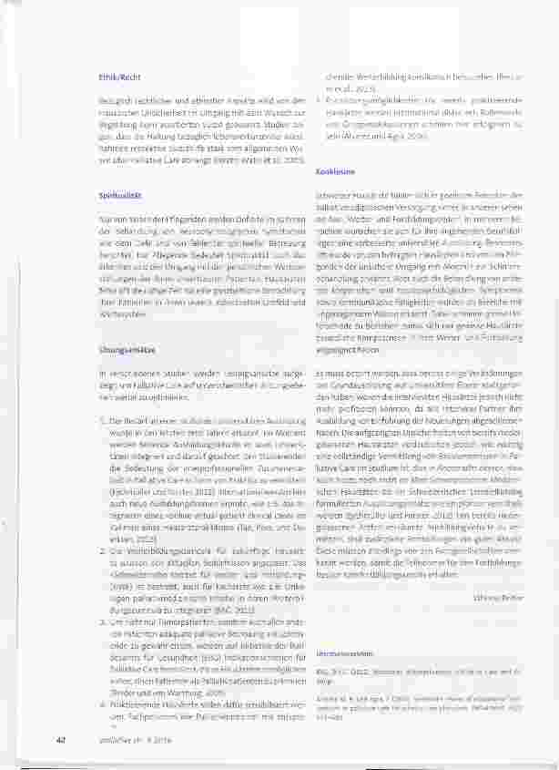 Vorschauseite 3: «Learning by doing»? ! Selbstund Fremdbeurteilung der Qualität palliativmedizinischer Kompetenz von Schweizer Hausärzten eine qualitative Erhebung