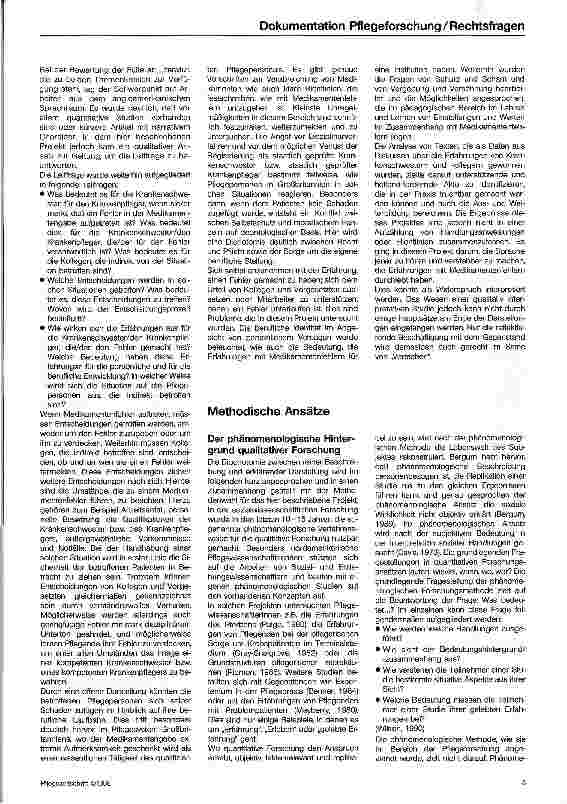 Vorschauseite 2: Fehler bei der Medikamentengabe Methodische Grundlagen für ein qualitatives Forschungsprojekt