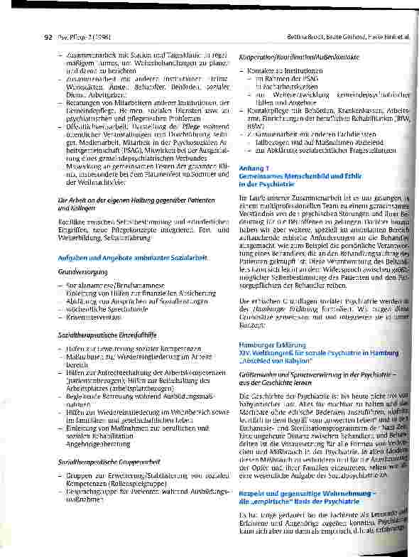 Vorschauseite 4: Ambulante psychiatrische Versorgung durch die Institutsambulanz des Krankenhauses Hanau-Konzeption