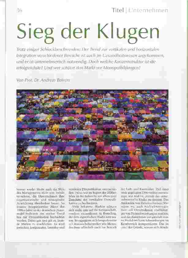 Vorschauseite 1: Sieg der Klugen