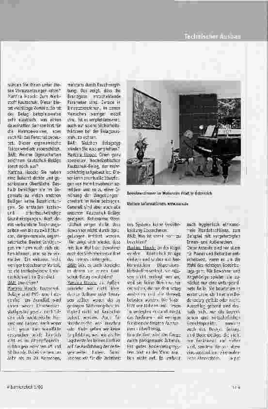 Vorschauseite 2: Ästhetisch, funktional und sicher: Bodenbeläge im Altenpflegebereich