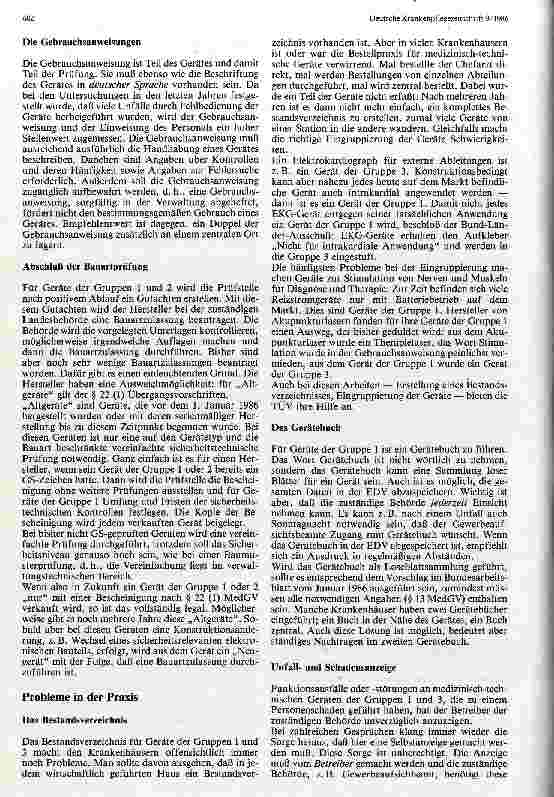 Vorschauseite 3: Die Medizingeräteverordnung - Gerätesicherheit aus Sicht des Technischen Überwachungs-Vereins