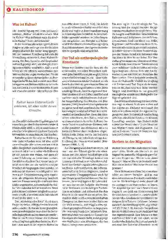 Vorschauseite 2: Von der Sterbekultur zur individuellen Sterbebegleitung