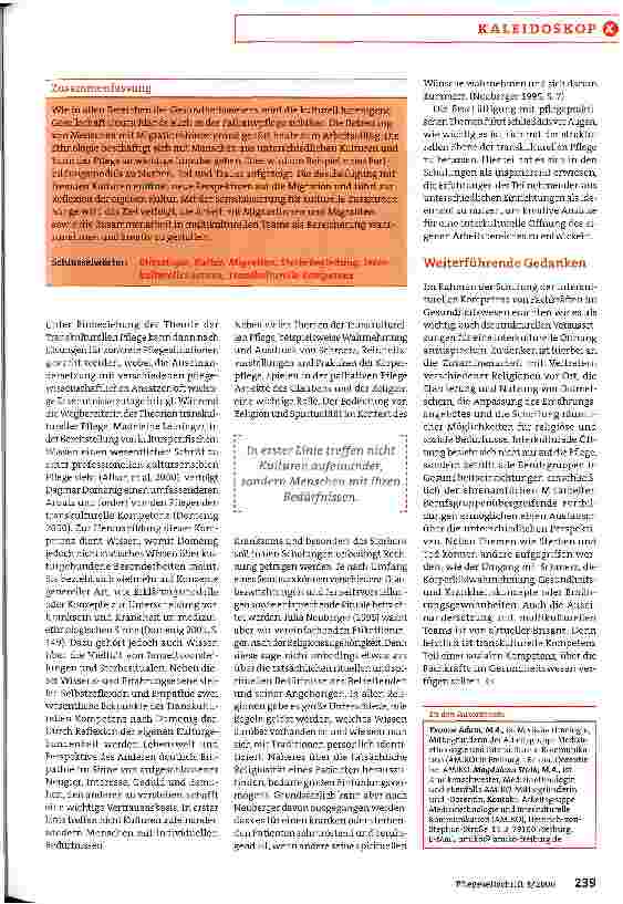 Vorschauseite 5: Von der Sterbekultur zur individuellen Sterbebegleitung