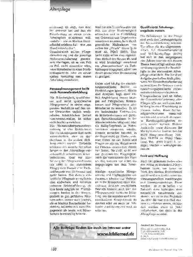 Vorschauseite 3: Abgezockt und totgepflegtHandeln statt (an)klagen!
