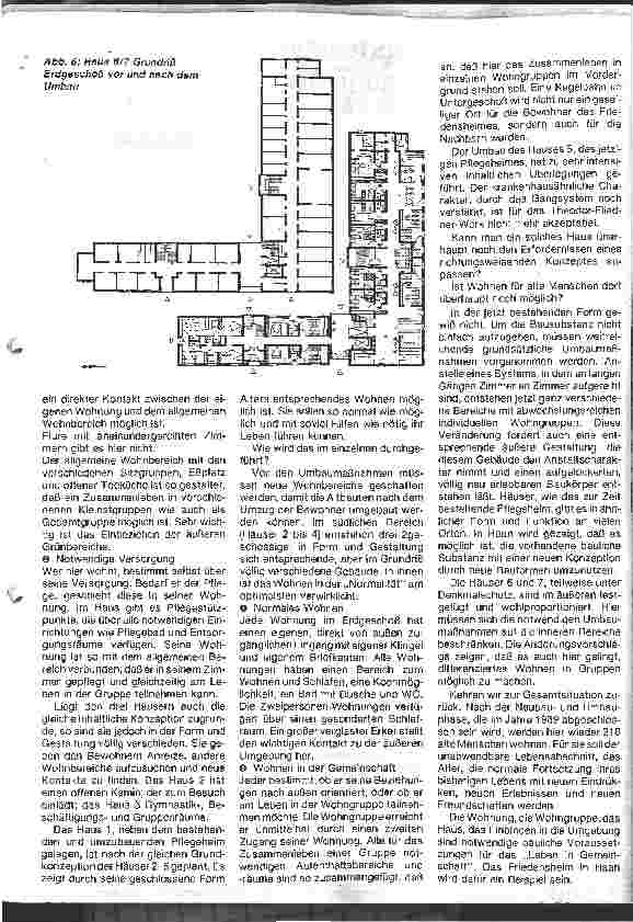 Vorschauseite 5: Das Altenund Plfegeheim in Haan Eine neue Konzeption in der Versorgung im Heim