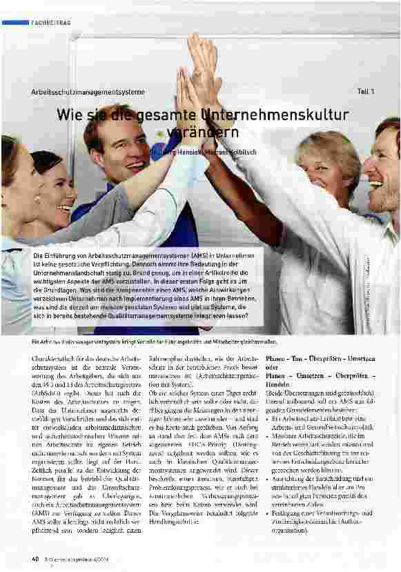 Vorschauseite 1: Wie Sie die gesamte Unternehmenskultur verändern