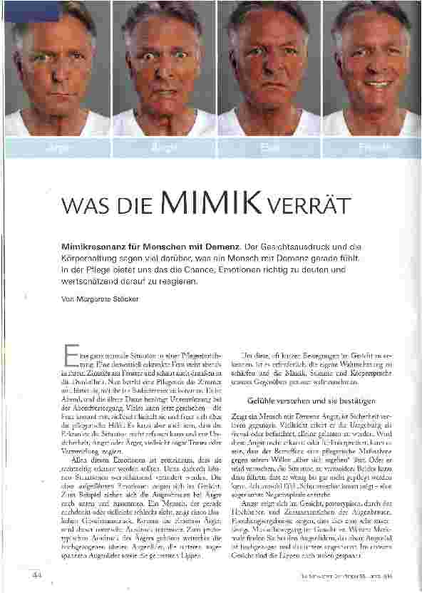Vorschauseite 1: WAS DIE MIMIK VERRÄT