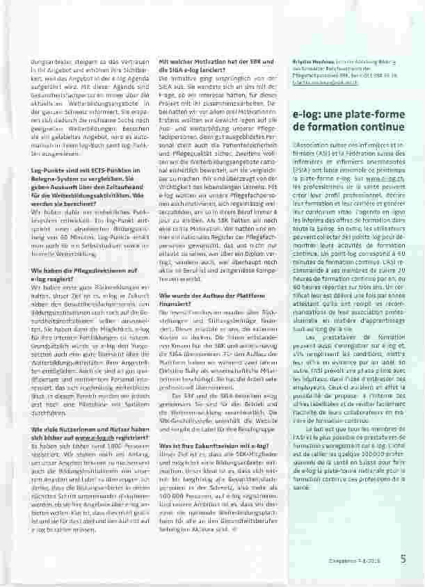 Vorschauseite 2: Lebenslanges Lernen online erfassen