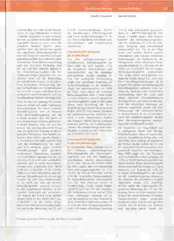 Vorschauseite 4: Medizinische und juristische Bewertung von schweren Behandlungsfehlern in Anästhesiologie, Intensivtherapie und Notfallmedizin